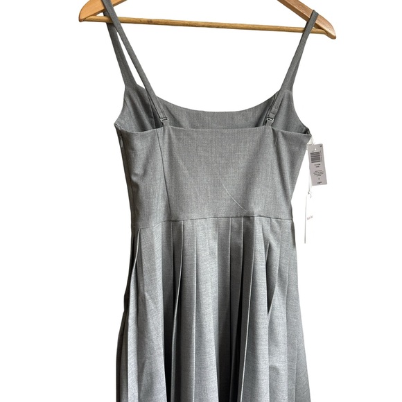 NWT. Aritzia Heather grey TRIX dress size 2 Sunday Best - Picture 3 of 13